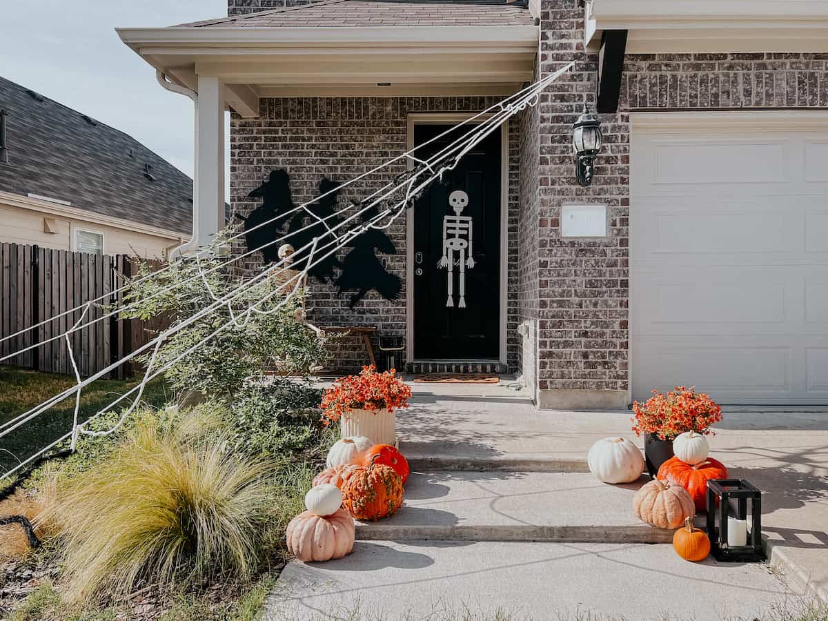 Our Halloween Front Porch Decor