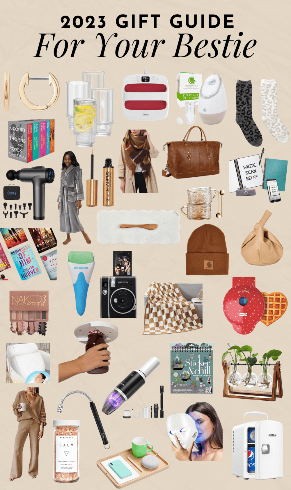 collage of 2023 gift ideas for your friends 