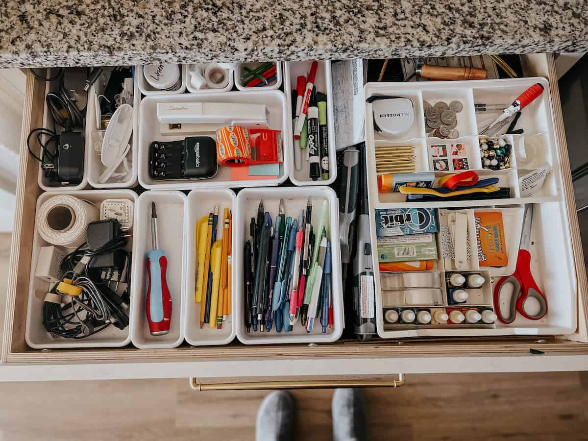 My Three Junk Drawer Organization Essentials Love Renovations