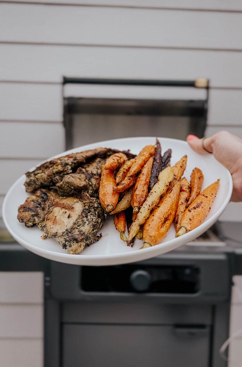 plate of grilled food