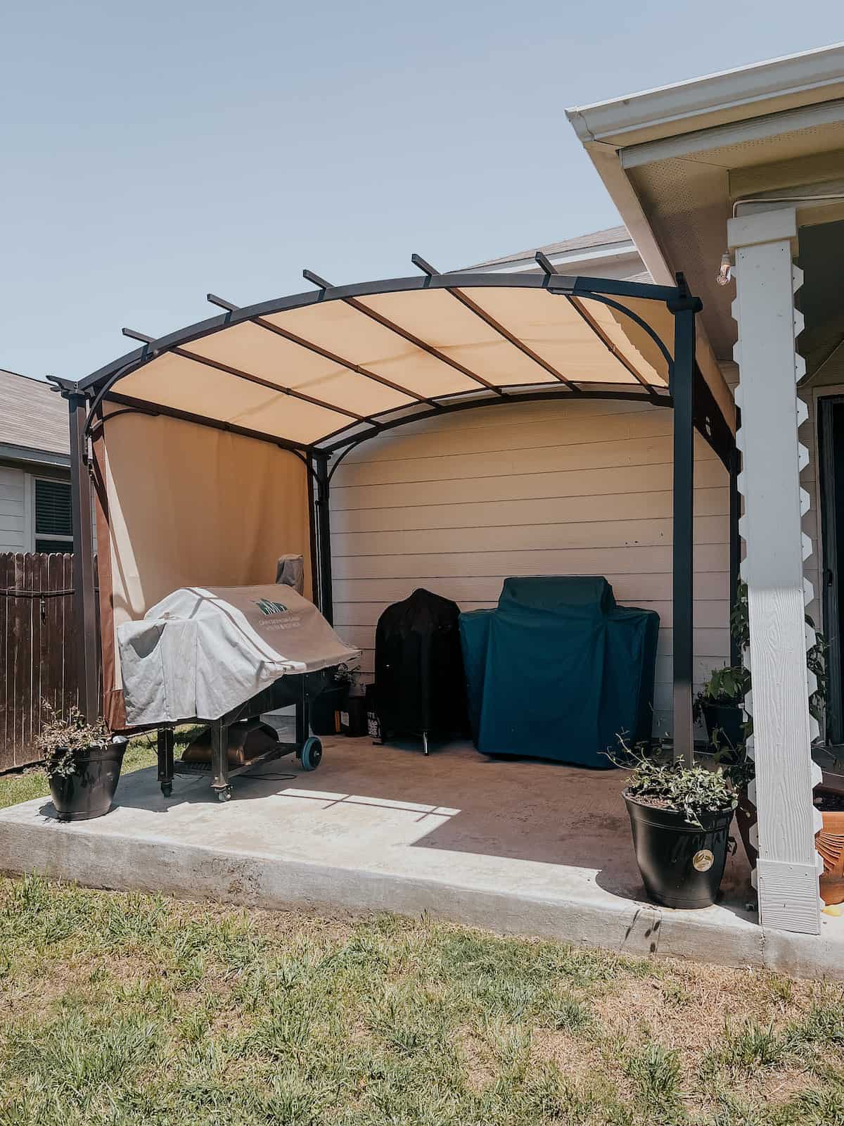 Our New Backyard Pergola