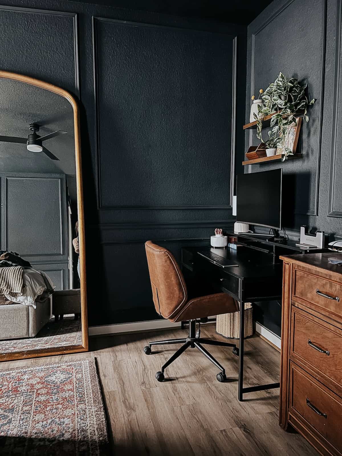 Creating a Small Bedroom Office Corner – Love & Renovations