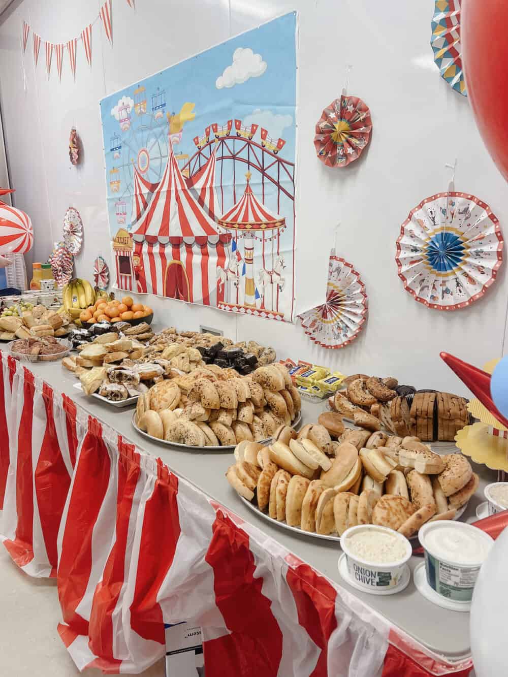 breakfast spread for teacher appreciation week