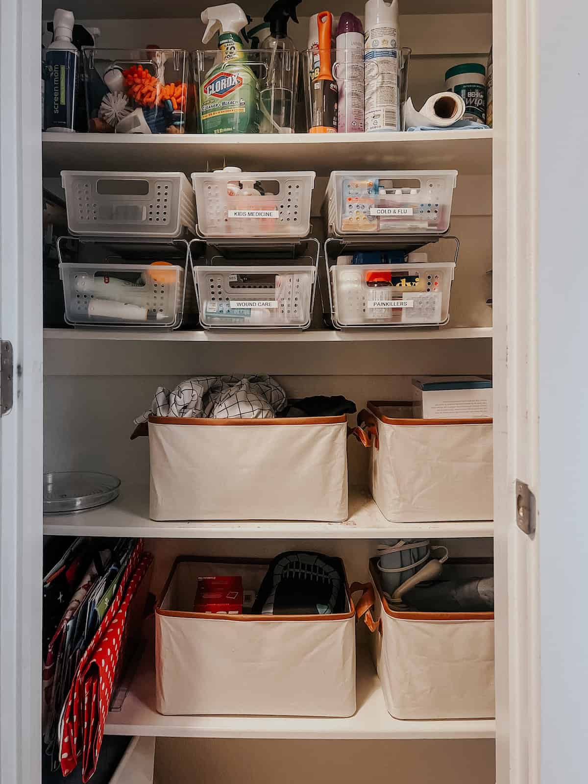 Linen Closet Organization (For a SMALL Closet!)