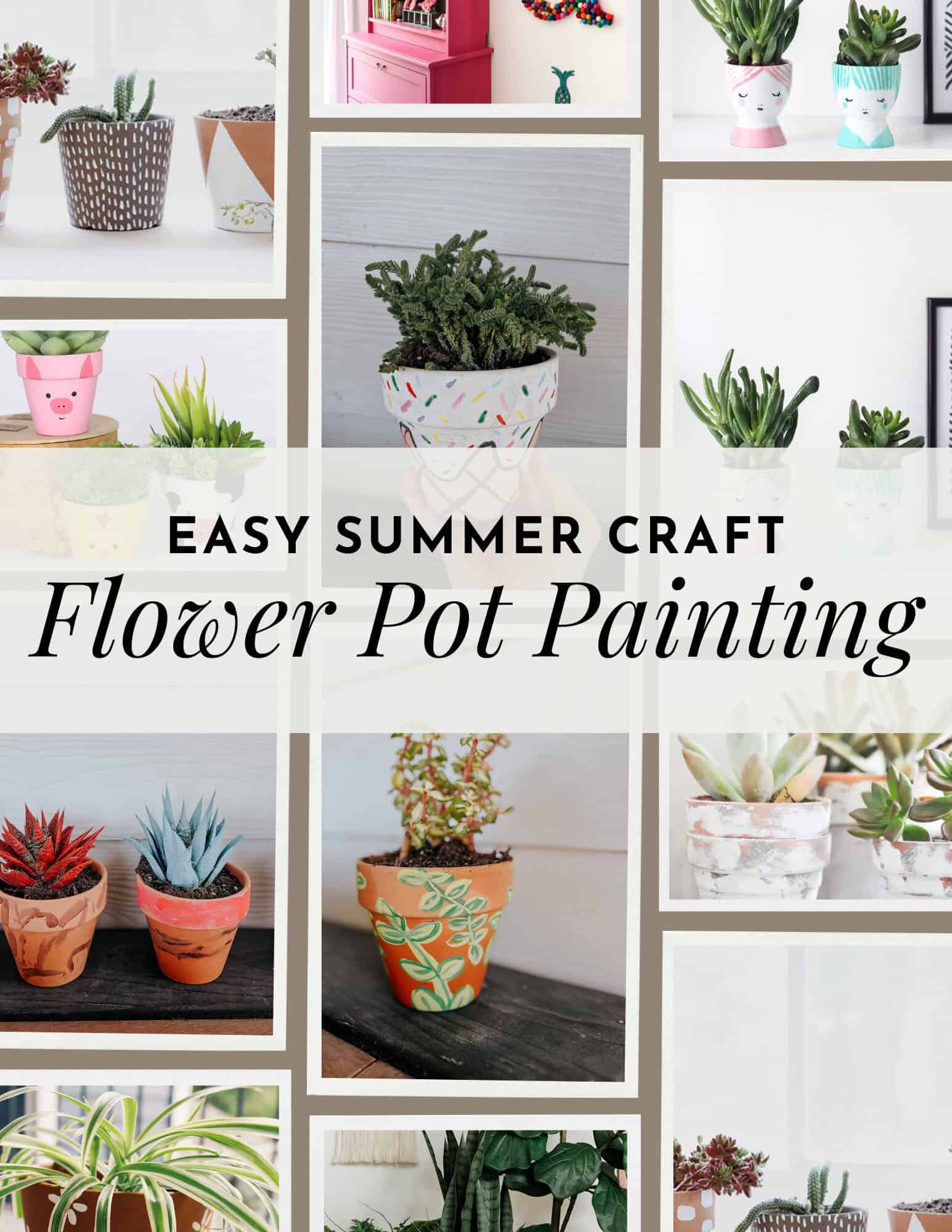 The Cutest DIY Flower Pot Painting Ideas – Love & Renovations