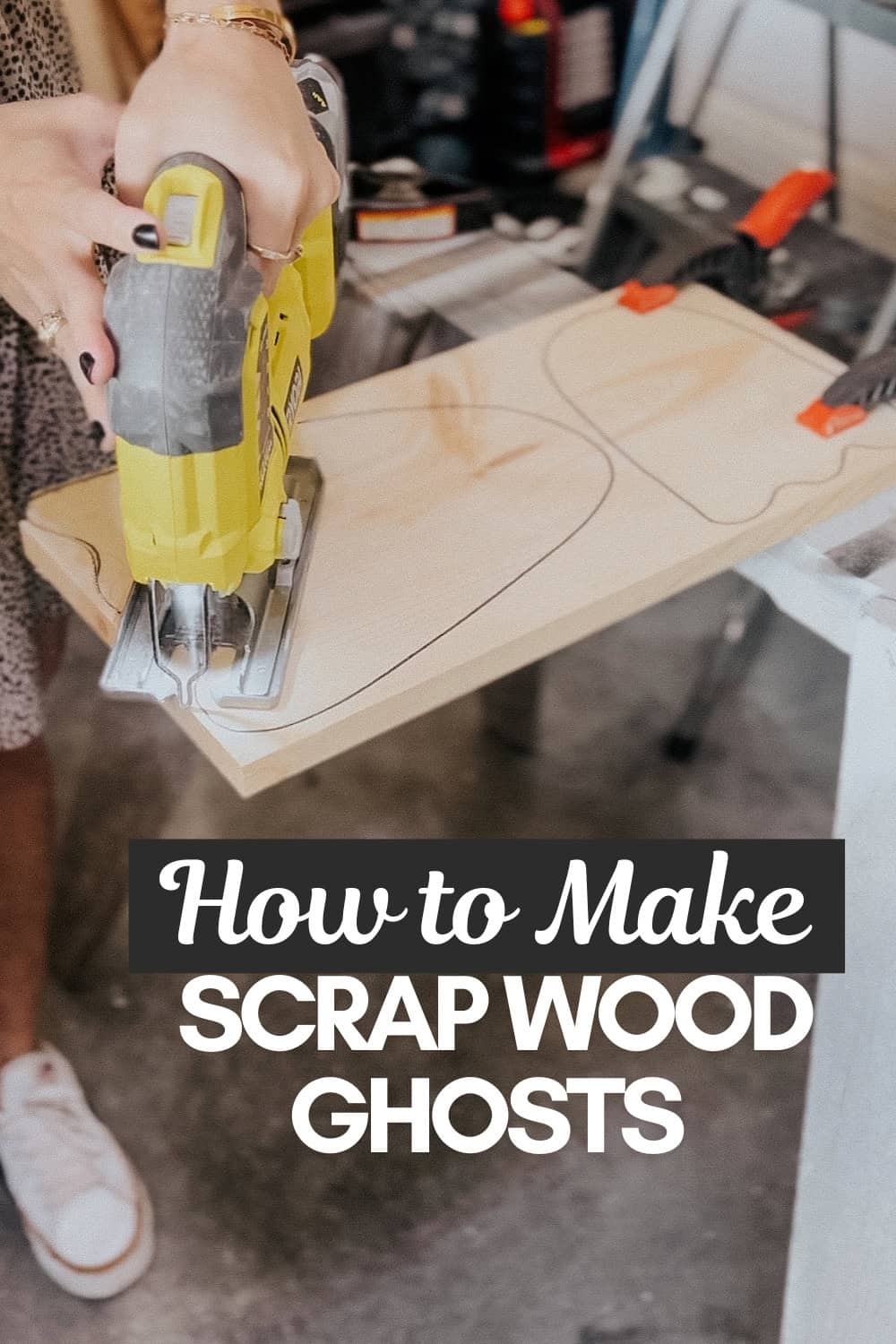 The Cutest DIY Wood Ghost Halloween Decor – Love & Renovations