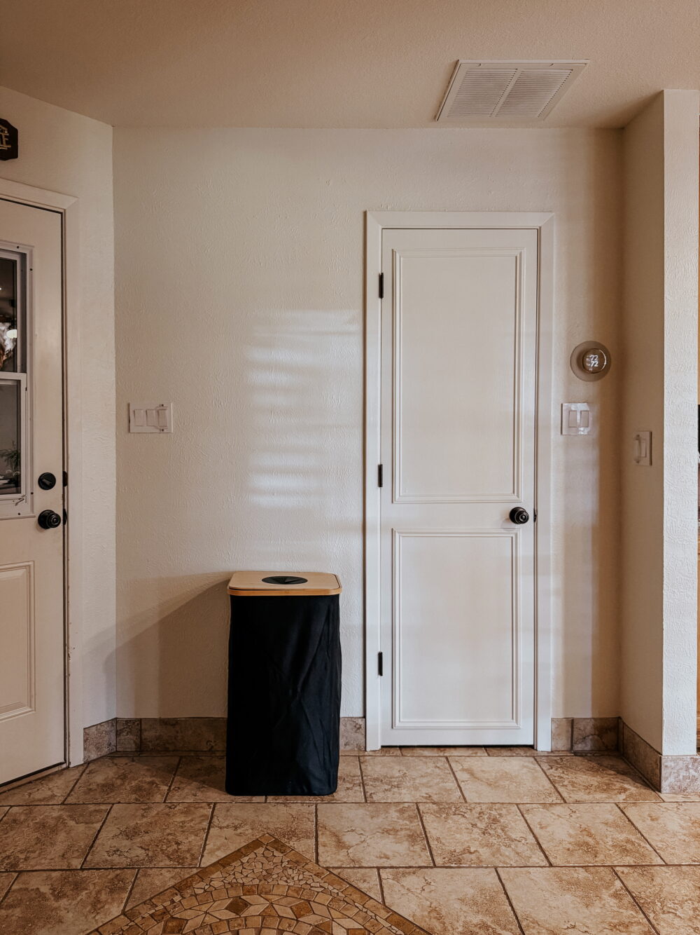 after of door with diy trim