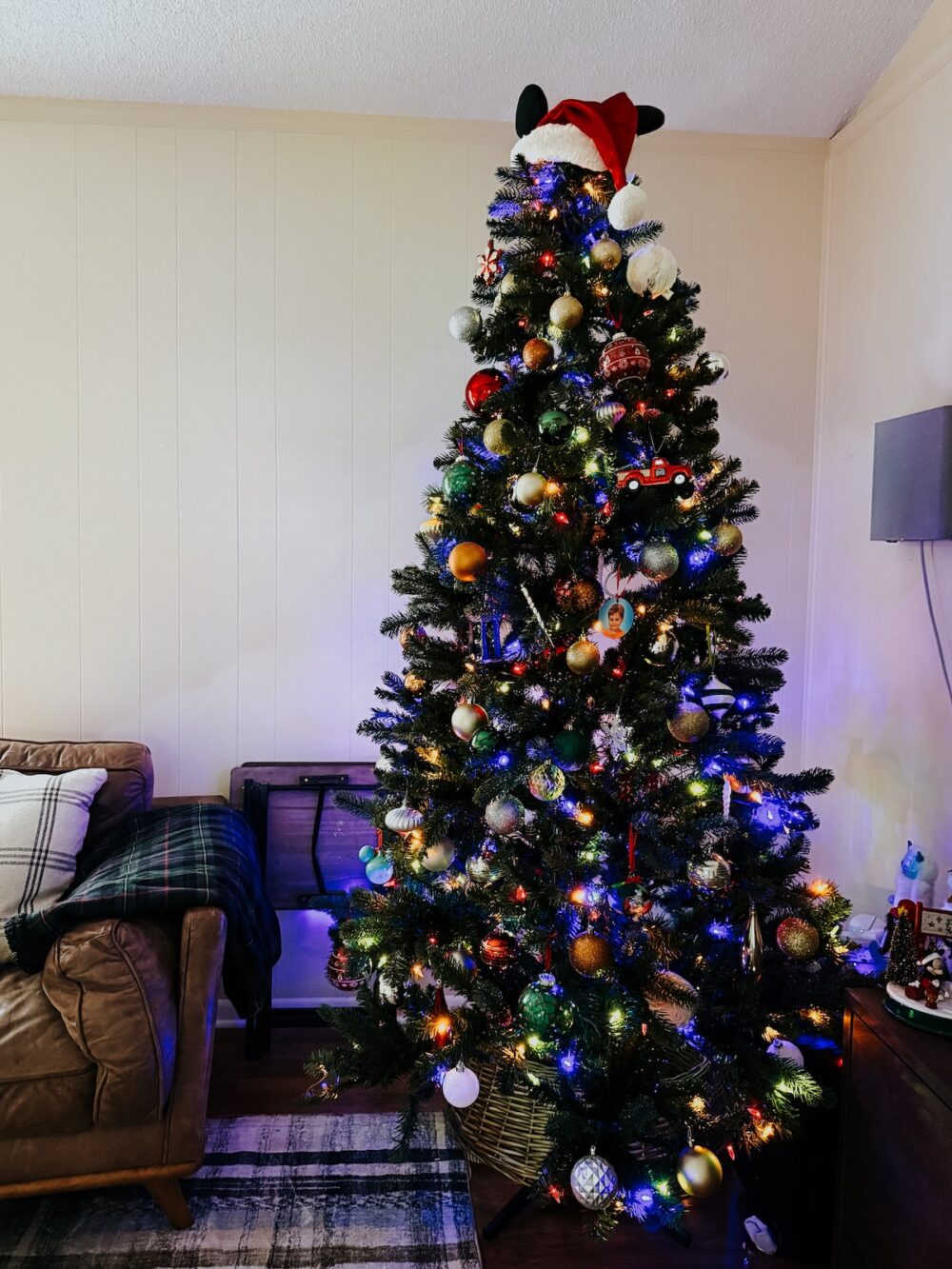 Disney themed Christmas tree