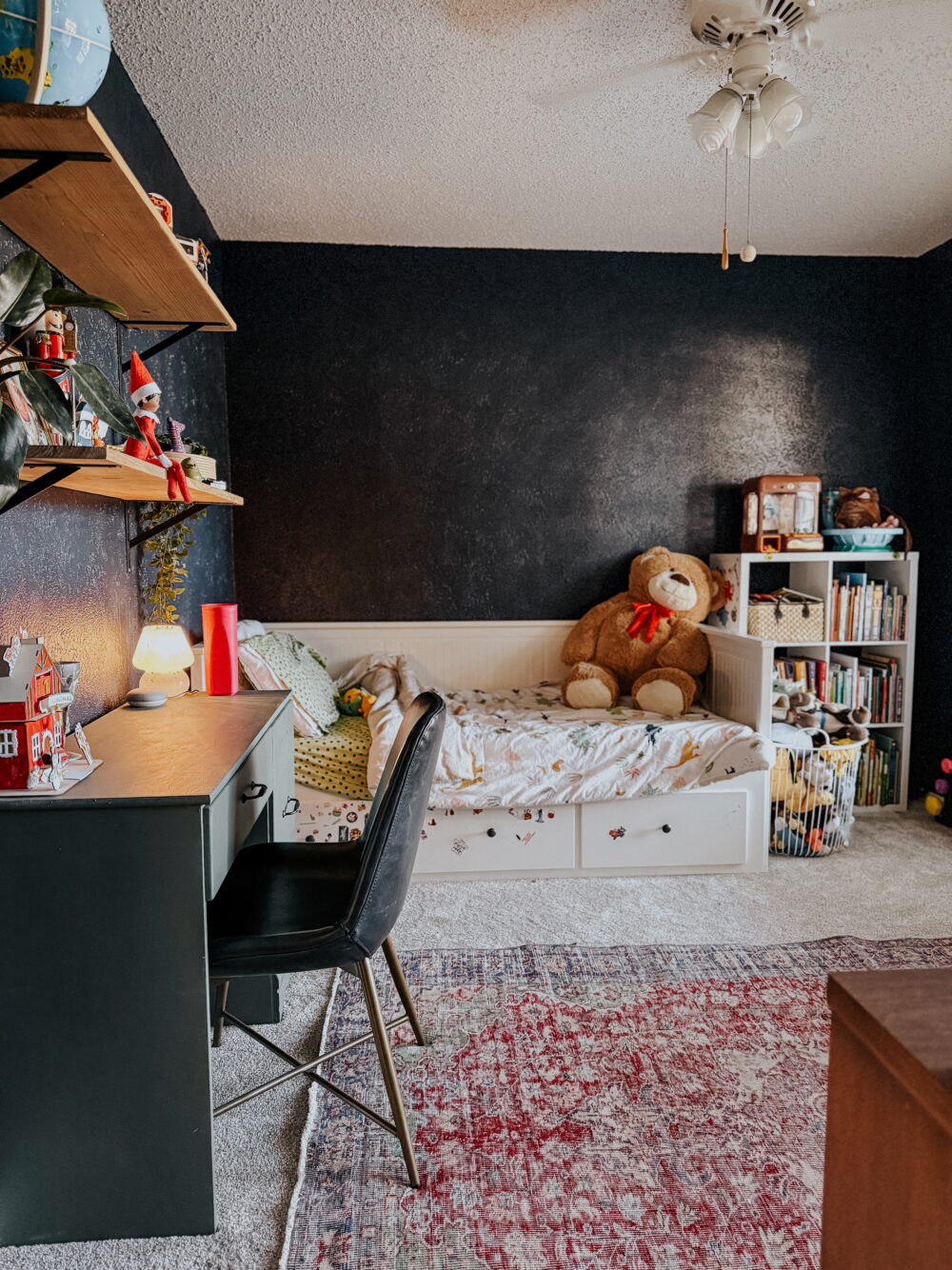 kid room painted Goodnight Moon by Clare Paint