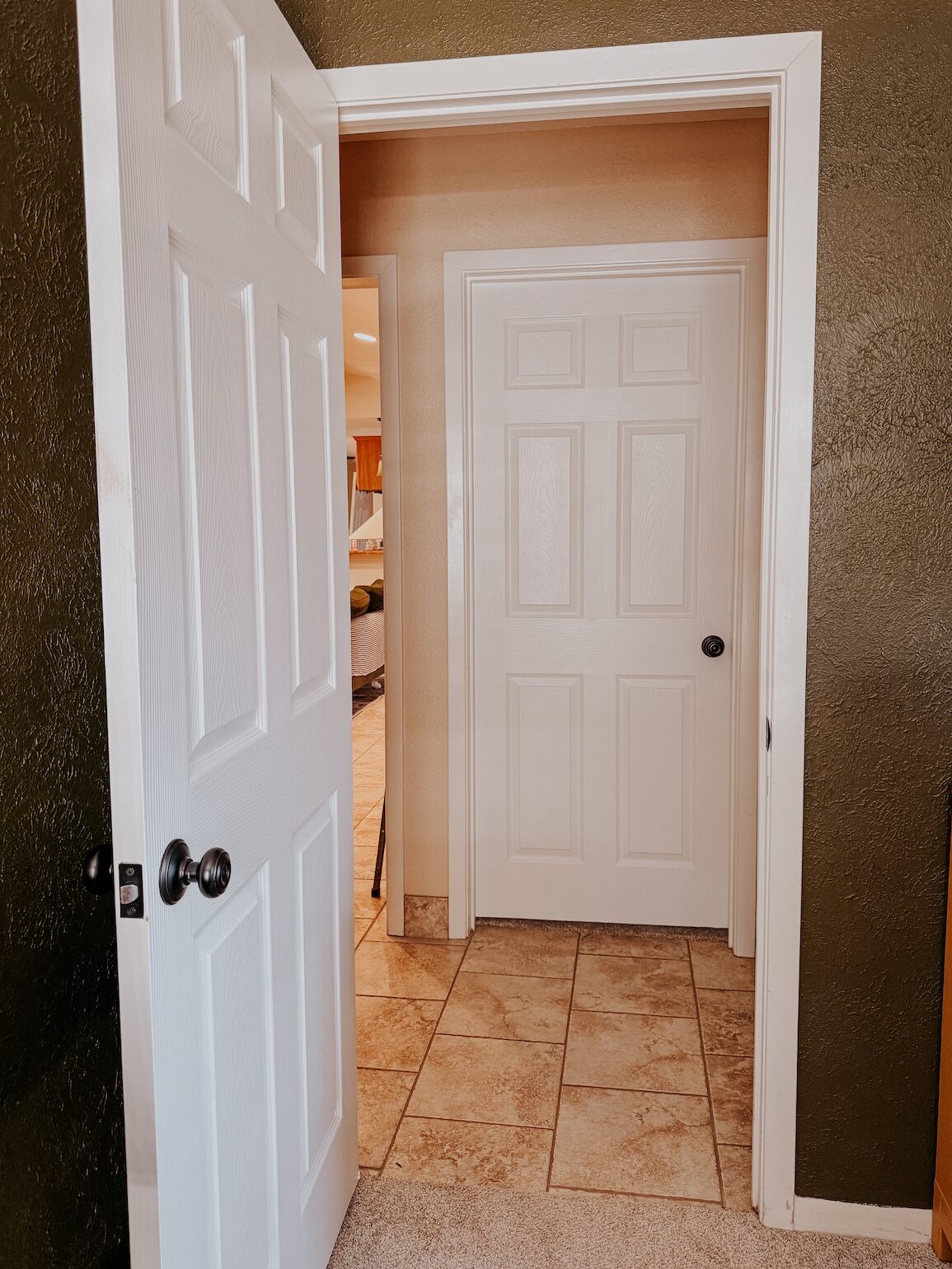 6-panel interior doors in an old home