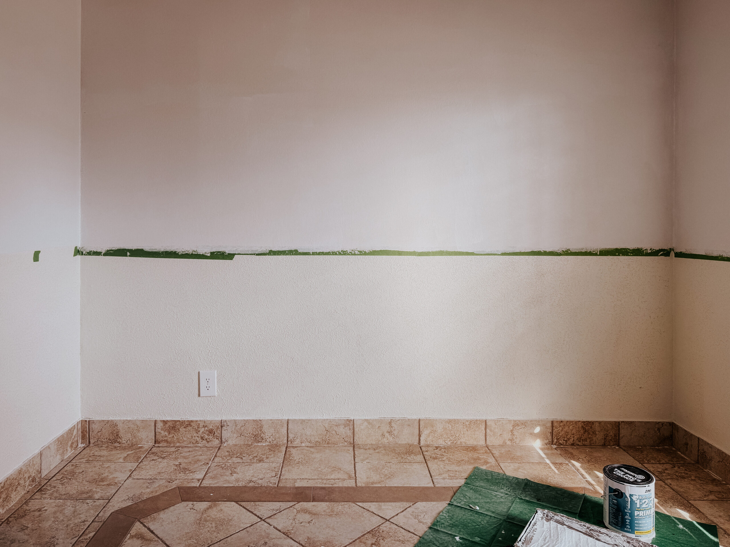 How to Wallpaper Over Textured Walls {Skim Coat + Prep Tips!}