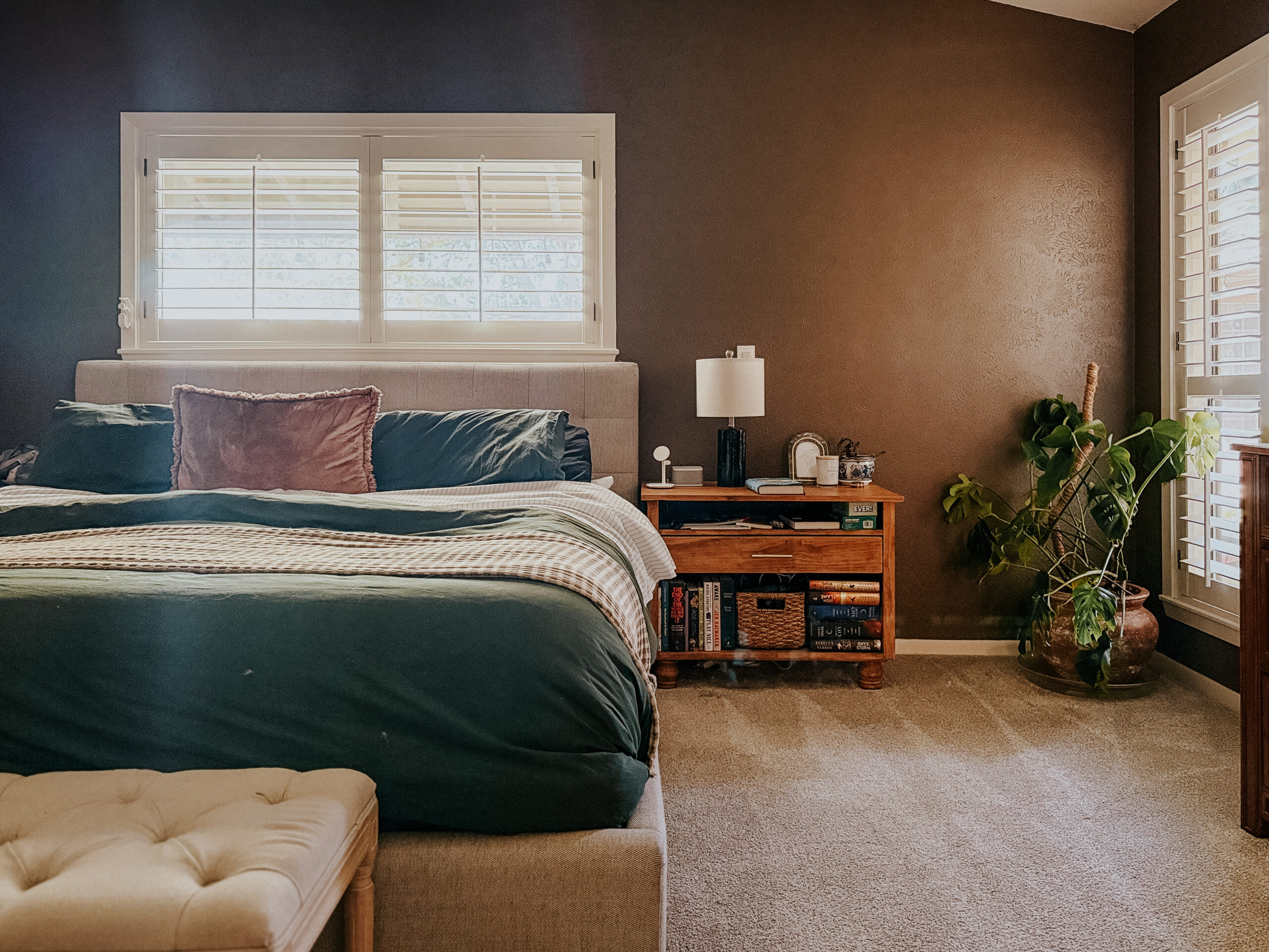 Why I Love Dark Paint Shades for Bedrooms