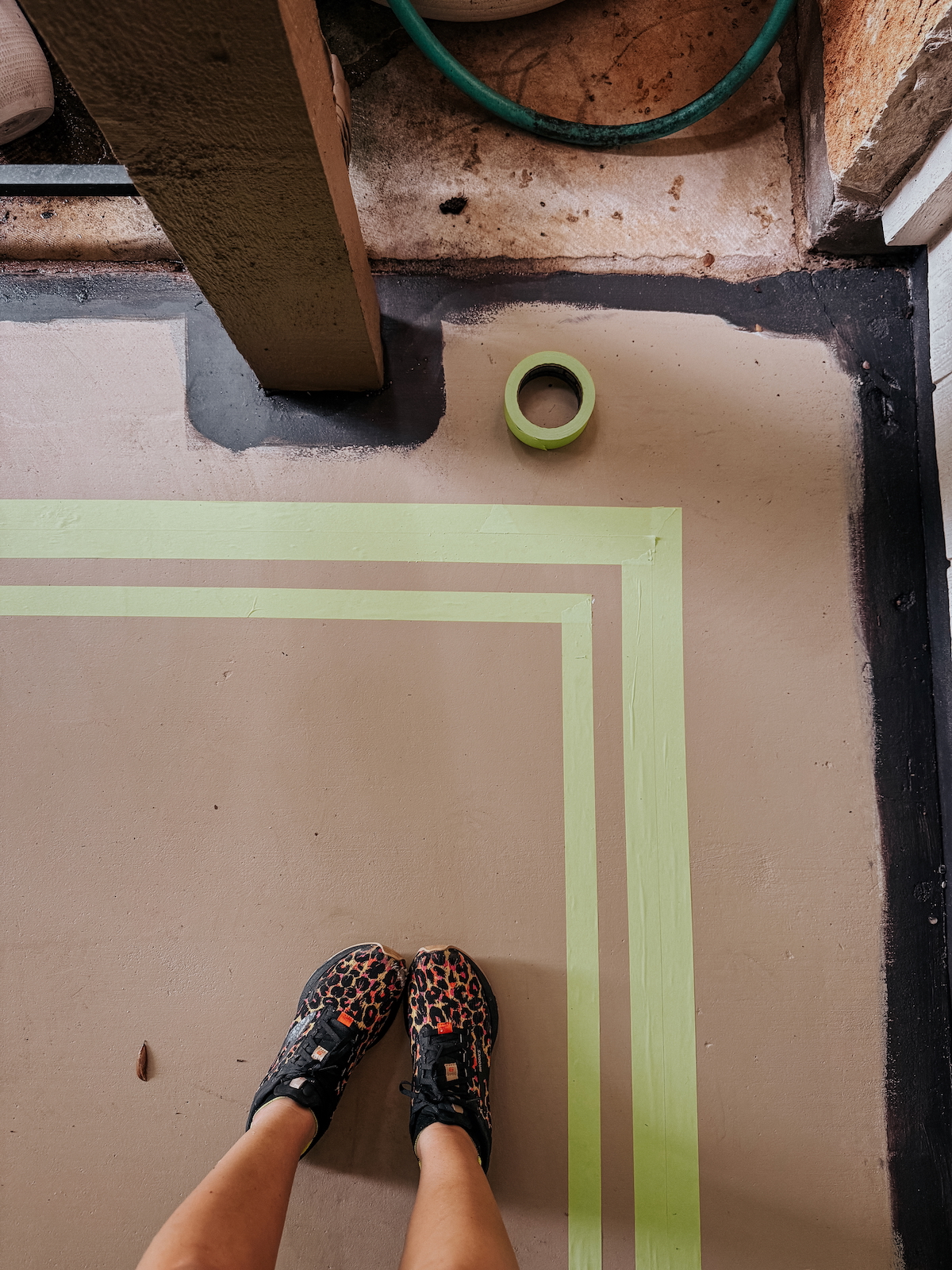 A Closer Look At My Easy Painted Concrete Patio