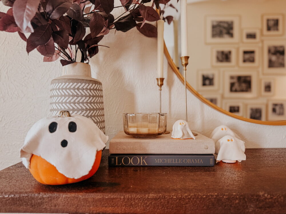 collection of halloween air dry clay crafts