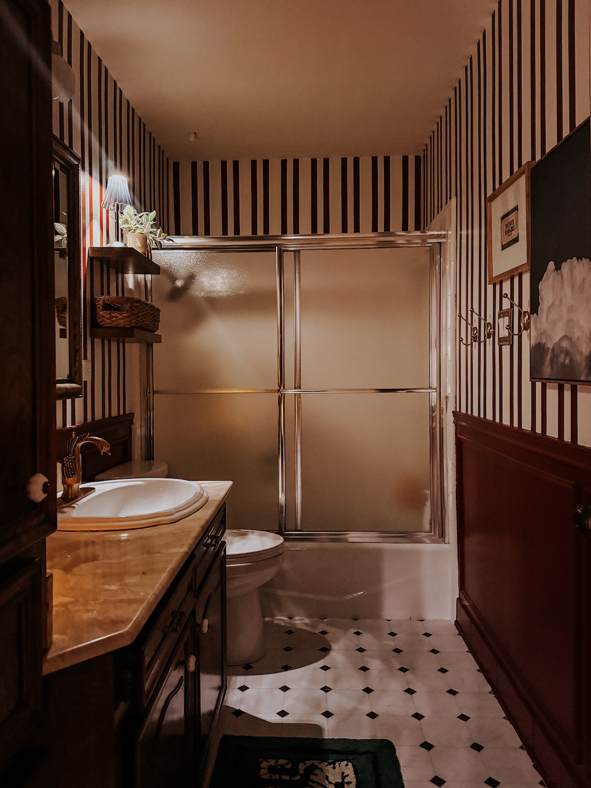 $500 No-Renovation Bathroom Makeover Reveal